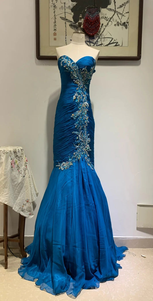 Neues Retro-Abendkleid, langes Kleid NV6445
