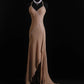 NiceVestidos--Elegant Sequin Embellished Nude Evening Dress NV5787