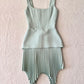 NiceVestidos-Light Green Short Satin Homecoming Dress nv5533