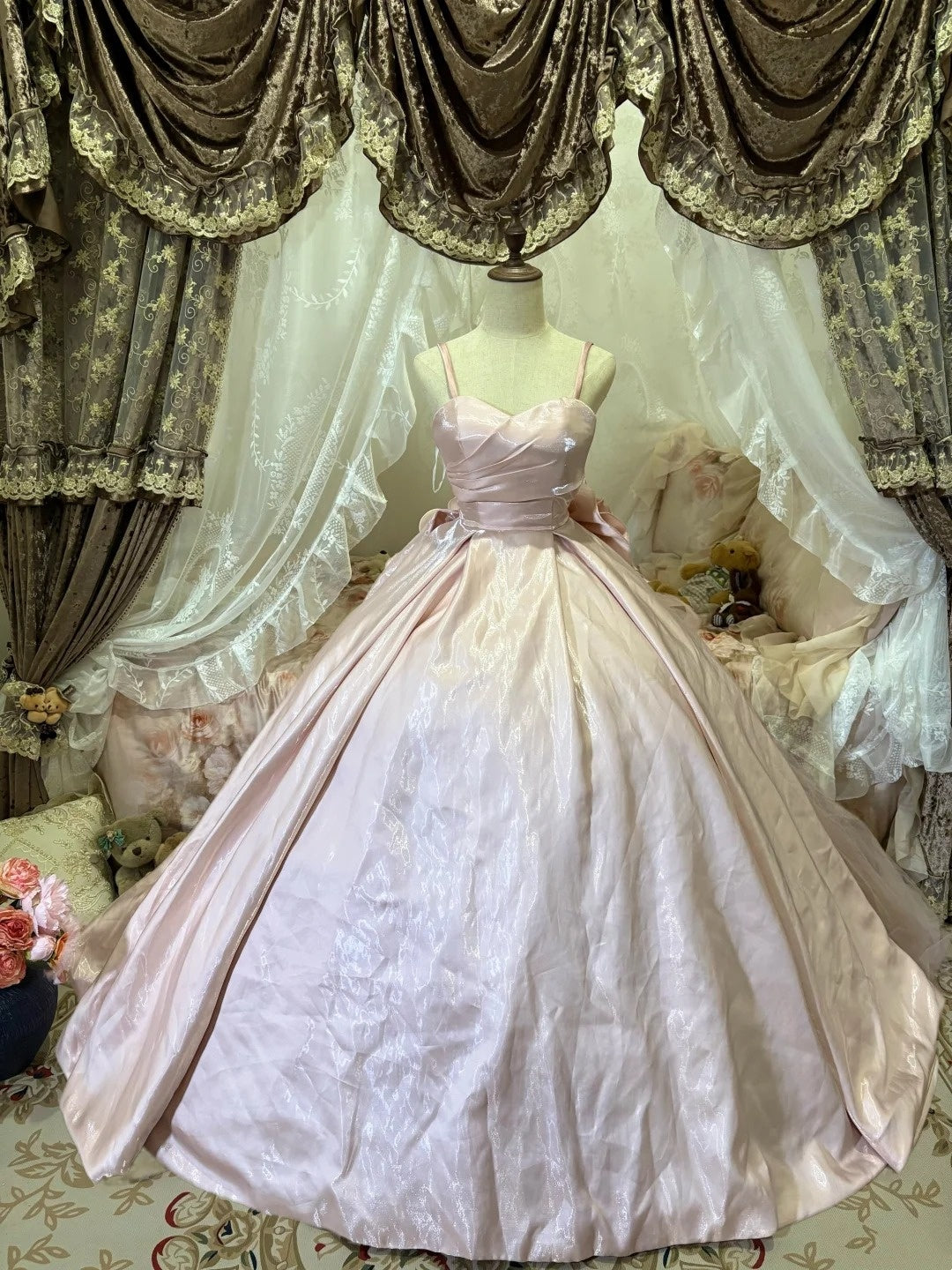 Pink Long Formal Ball Dress NV6592