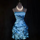 Blue Beaded Short Homecoming Dress Prom Dress Evening Dress nv4287