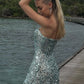 Green Sparkling Sequin Short Homecoming Dress Cocktail Party Dress nv4758