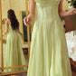NiceVestidos--Green Chiffon Long Retro Elegant Prom Dress Evening Gown NV5889