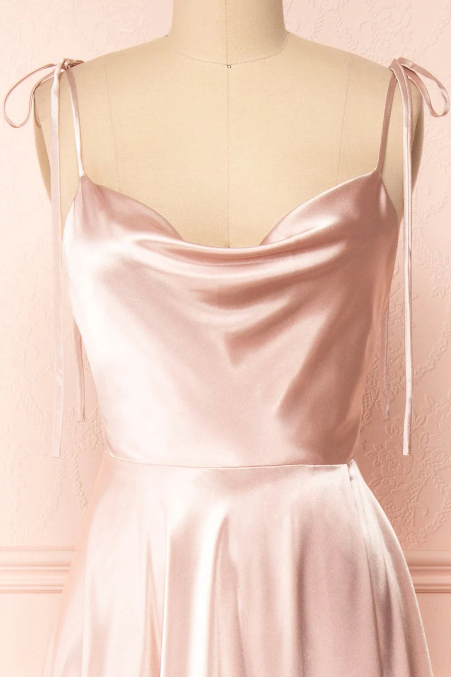 Simple Satin Long Prom Dresses, A-Line Formal Evening Dresses nv1451