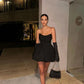 Black sexy sweet Hepburn style tube top short party dress prom dress birthday dress nv2201