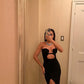 Black off-the-shoulder sexy long slit dress elegant evening gown prom dress party dress nv2237