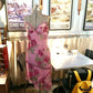 NiceVestidos--Pink Floral Short/Mid-Length Homecoming Dress NV5716