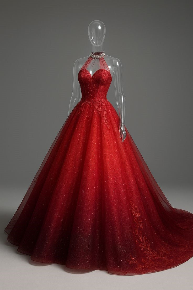 Luxuriöses und exquisites langes Ballkleid NV6511