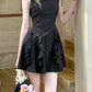 NiceVestidos--Short Homecoming Dress Birthday Dress Gown Plaid Vintage Lace NV5672
