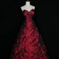 Burgundy vintage elegant ball gown/evening dress NV6862
