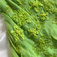 Green shiny fashion exquisite floral beading spaghetti straps long chiffon ruffles long ball gown evening dress party dress nv3578