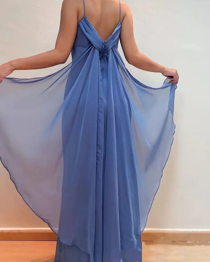 Burgundy/blue beautiful fashion charming off-the-shoulder spaghetti straps long tulle ball gown evening dress party dress nv3615