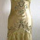 Blue Vintage Exquisite Beaded Lace Spaghetti Strap Long Prom Gown Evening Dress Party Dress nv3540