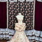 Pink floral elegant long tulle satin ball gown evening dress quinceanera dress nv4642