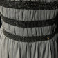 Grey Beaded Elegant Long Chiffon Prom Dres Evening Dress nv4928