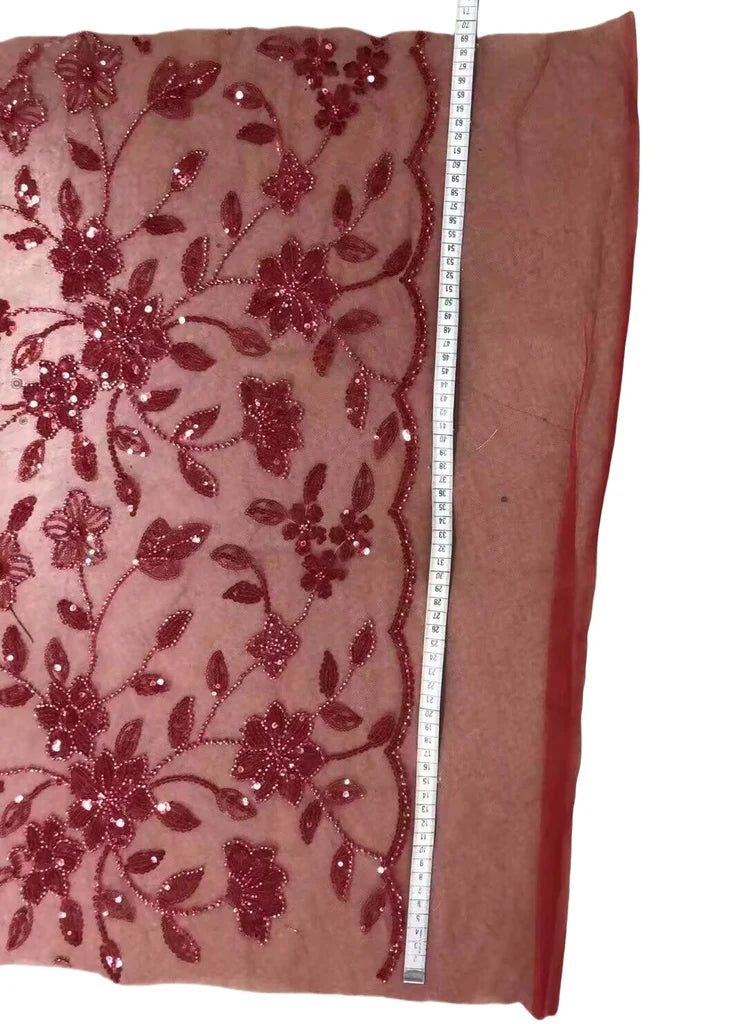 Pink Glitter Floral Exquisite Beading Elegant Spaghetti Strap Sleeveless Mermaid Long Tulle Ball Gown Evening Dress Party Dress nv3806