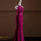 Pink Sparkling Sequined Long Prom Dress Evening Dress Party Dress nv4750