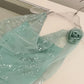 Mint Green Shiny Elegant Short Sequin Chiffon Homecoming Dress Birthday Party Dress nv4916