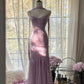 Purple Luxury Gorgeous Elegant Exquisite Beaded Mermaid Spaghetti Straps Long Tulle Sequined Prom Dress Evening Dress Graduation Dress Party Dress nv4031