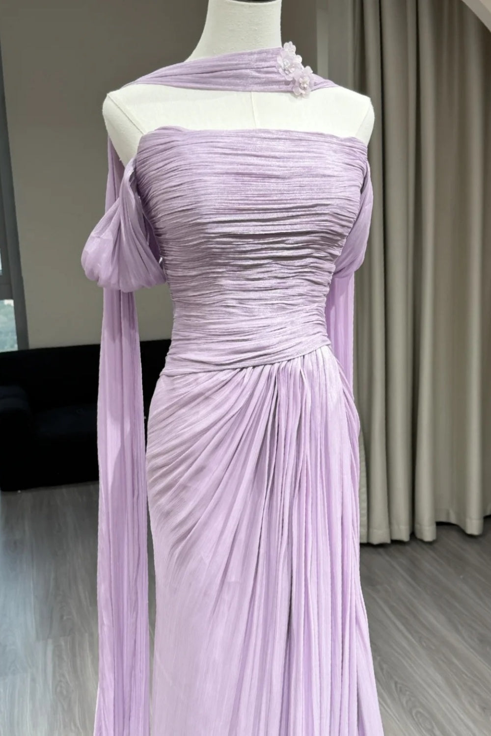 Purple Evening Dress Elegant Dress NV6721