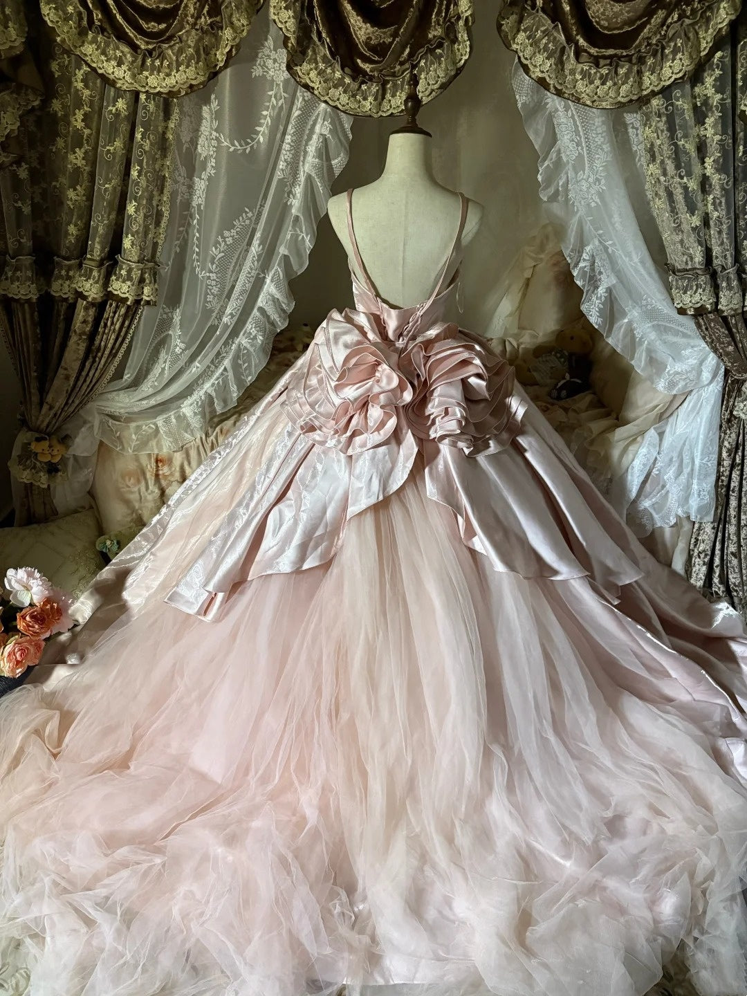 Pink Long Formal Ball Dress NV6592