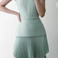 NiceVestidos-Light Green Short Satin Homecoming Dress nv5533