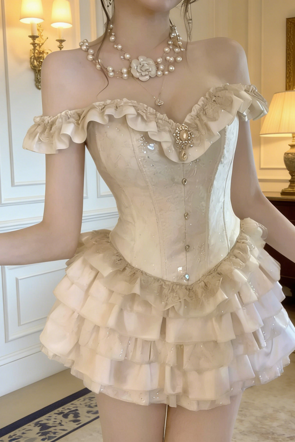 Kurzes Prinzessinnen-Geburtstagskleid, Partykleid, Homecoming-Kleid NV6768