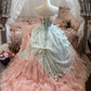 Pink Floral Tulle Floor-Length Ball Gown nv5172