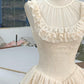 White Sweet Lace Short Homecoming Dress Prom Dress Birthday Dress nv4516