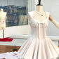 Pink Fashion Sweet Bow Short satin Homecoming Dress Prom Dress Birthday Dress nv4512