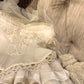 White Sweet Pearl Beading Short Satin Lace See-through Homecoming Dress Prom Dress Birthday Dress nv4522