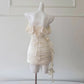 Ivory White Short Satin Homecoming Dress Prom Dress Birthday Party Dress nv4668