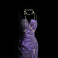 Purple Vintage Exquisite Gem Beads Fashion Elegant Spaghetti Straps Long Floor Length Satin Ball Gown Evening Gown Birthday Dress nv4140