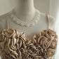 Brown Vintage Satin Long Prom Dress Evening Dress Party Dress Bridesmaid Dress nv4692