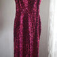 Pink Sparkling Glitter Long Tight Dress NV6583