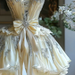 Yellow lace tulle short homecoming dress prom dress evening dress birthday party dress nv4717