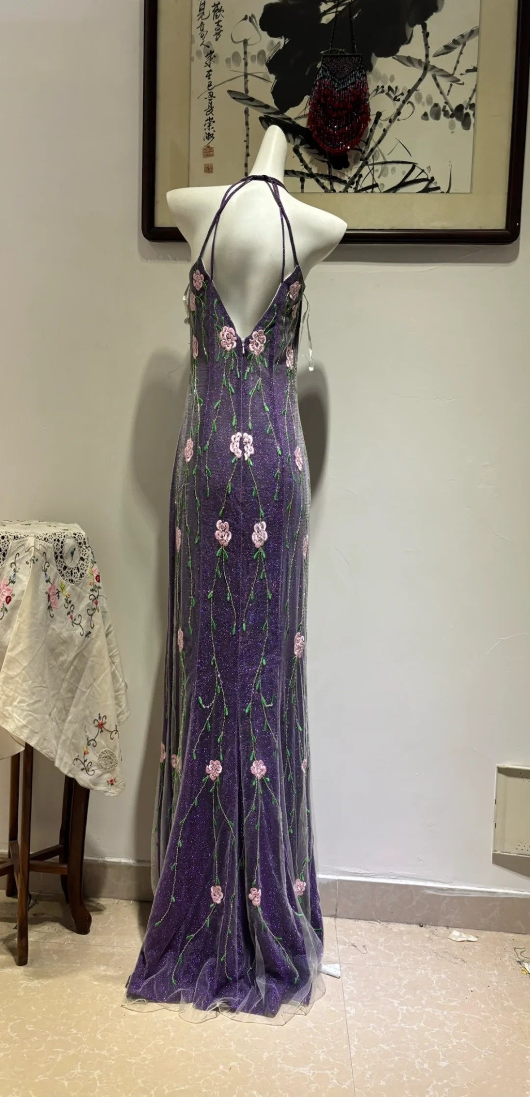 Neues Retro-Abendkleid, langes Kleid NV6449