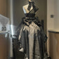 Black homecoming dress elegant sexy short satin asymmetric prom dress evening dress birthday dress nv4412