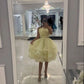 Yellow elegant short prom dress party dress birthday dress evening dress nv2190