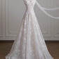 White Elegant Fairy Long Lace Tulle Prom Dress Evening Dress Wedding Dress nv4957