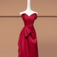 Red Elegant Fashion Long Satin Prom Dress Evening Dress Party Dress nv4738