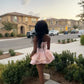 Pink Fashion Satin Lace Short Homecoming Dress Birthday Party Dress nv4695
