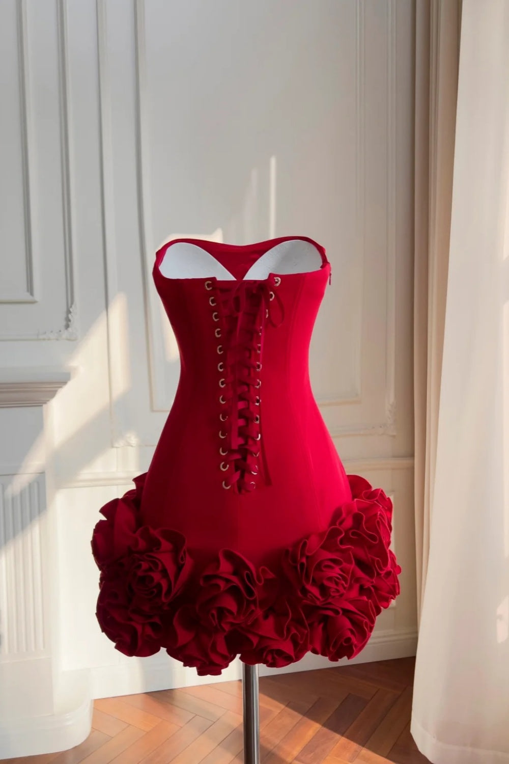 NiceVestidos-_NV  Red Short Birthday Dress Formal Attire NV5942