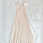 NiceVestidos-Long simple spaghetti strap satin pleated prom dress, retro dress Nv5630