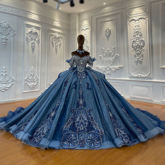 Luxuriöses und exquisites langes Ballkleid NV6508