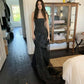 Black simple elegant long prom dress evening dress party dress nv2187