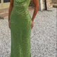 Green Fashion Long Sequined Prom Dress Evening Dress Party Dress nv4768