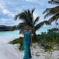 Blue Fashion Halter Neck Long Satin Mermaid Slim Ball Gown Evening Dress Wedding Guest Party Dress nv4801