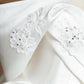 White Floral Applique Beading Elegant Fashion Long Satin Prom Dress Evening Gown Party Dress Wedding Dress nv4747