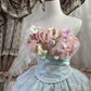 Pink Floral Tulle Floor-Length Ball Gown nv5172